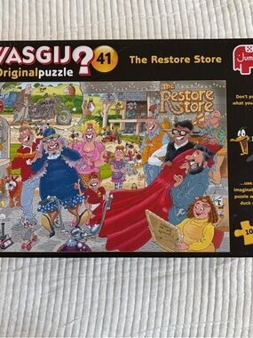 Wasgij Original Puzzle 41 The Restore Store 1000 Piece Jumbo Complete